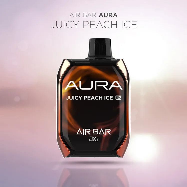 JUICY PEACH ICE AIR BAR AURA DISPOSABLE 25000 PUFFS