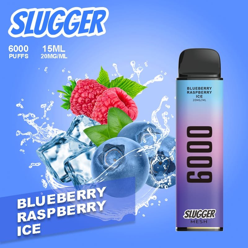 BLUEBERRY RASPBERRY ICE SLUGGER DISPOSABLE 2% 6000 PUFFS