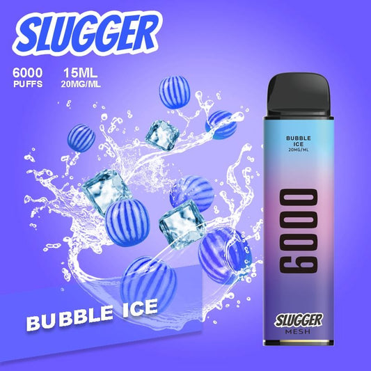 BUBBLE ICE SLUGGER DISPOSABLE 2% 6000 PUFFS