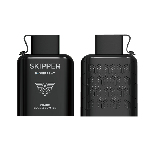 GRAPE BUBBLEGUM ICE SKIPPER POWERPLAY DISPOSABLE 16000 PUFFS