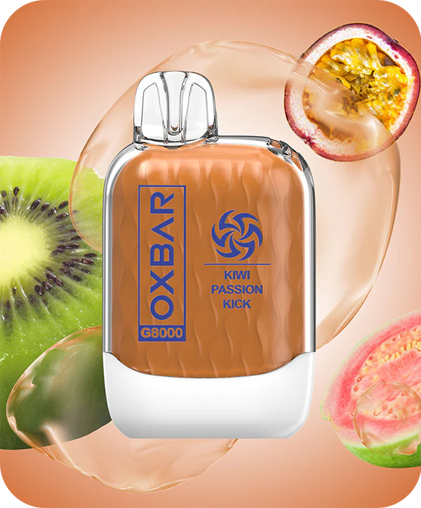 KIWI PASSION KICK OXVA OXBAR 8000 PUFFS