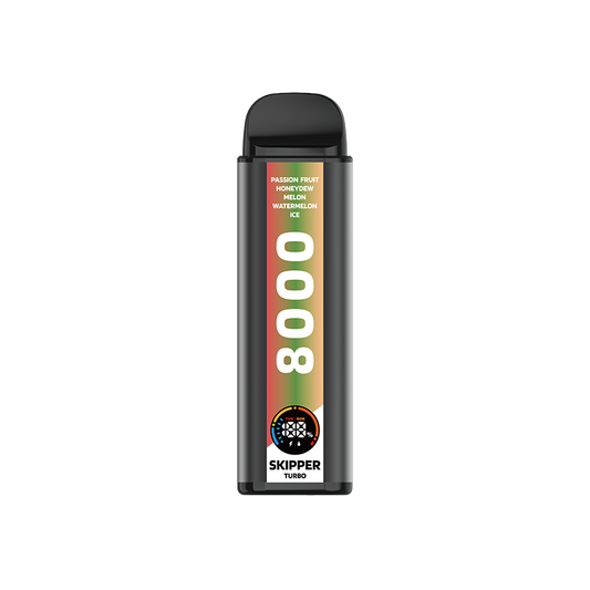 PASSION FRUIT HONEYDEW MELON WATERMELON ICE SKIPPER TURBO 10K DISPOSABLE