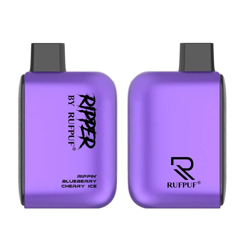 RIPPIN BLUEBERRY CHERRY ICE RUFPUF RIPPER DISPOSABLE 6000 PUFFS