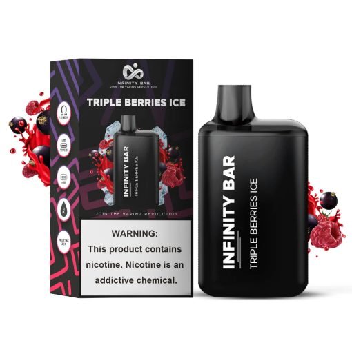 TRIPLE BERRIES ICE INFINITY BAR DISPOSABLE 5000 PUFFS