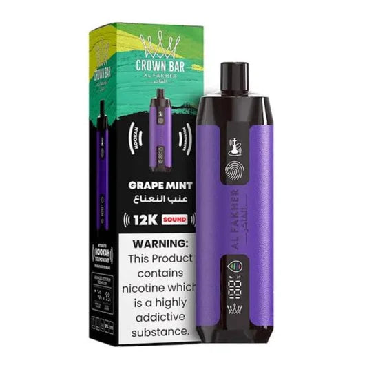 AL FAKHER CROWN BAR DISPOSABLE 12000 PUFFS