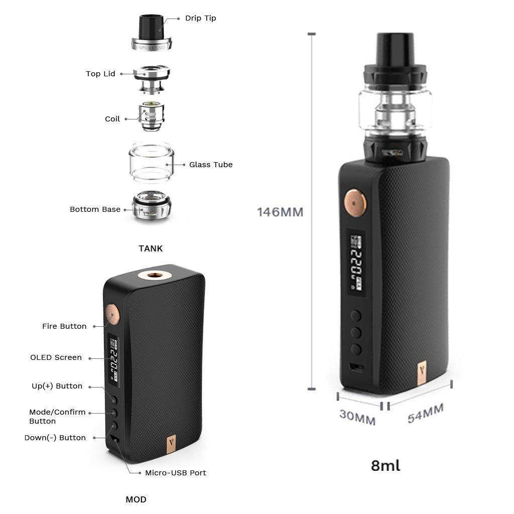 VAPORESSO GEN 220W & SKRR-S STARTER KIT