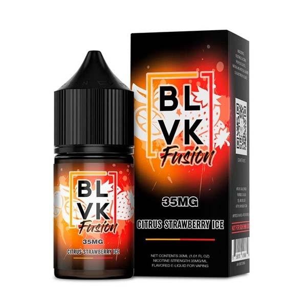 CITRUS STRAWBERRY ICE – BLVK FUSION SALTS TOBACCO FREE– 30ML