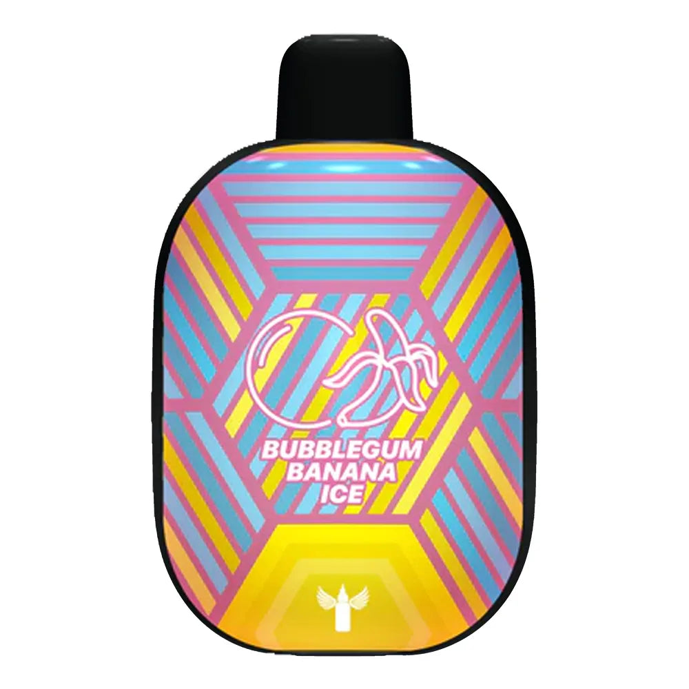 BUBBLEGUM BANANA ICE DR VAPES PANTHER BAR DISPOSABLES 5500 PUFFS