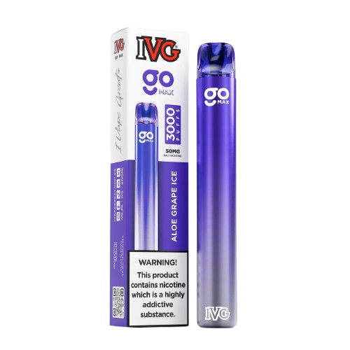 ALOE GRAPE ICE IVG GO MAX DISPOSABLE 3000 PUFFS
