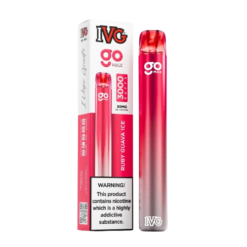 RUBY GUAVA ICE IVG GO MAX DISPOSABLE 3000 PUFFS