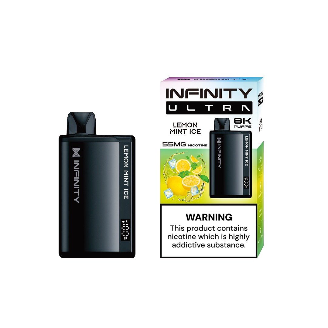 LEMON MINT ICE INFINITY ULTRA DISPOSABLE 8000 PUFFS