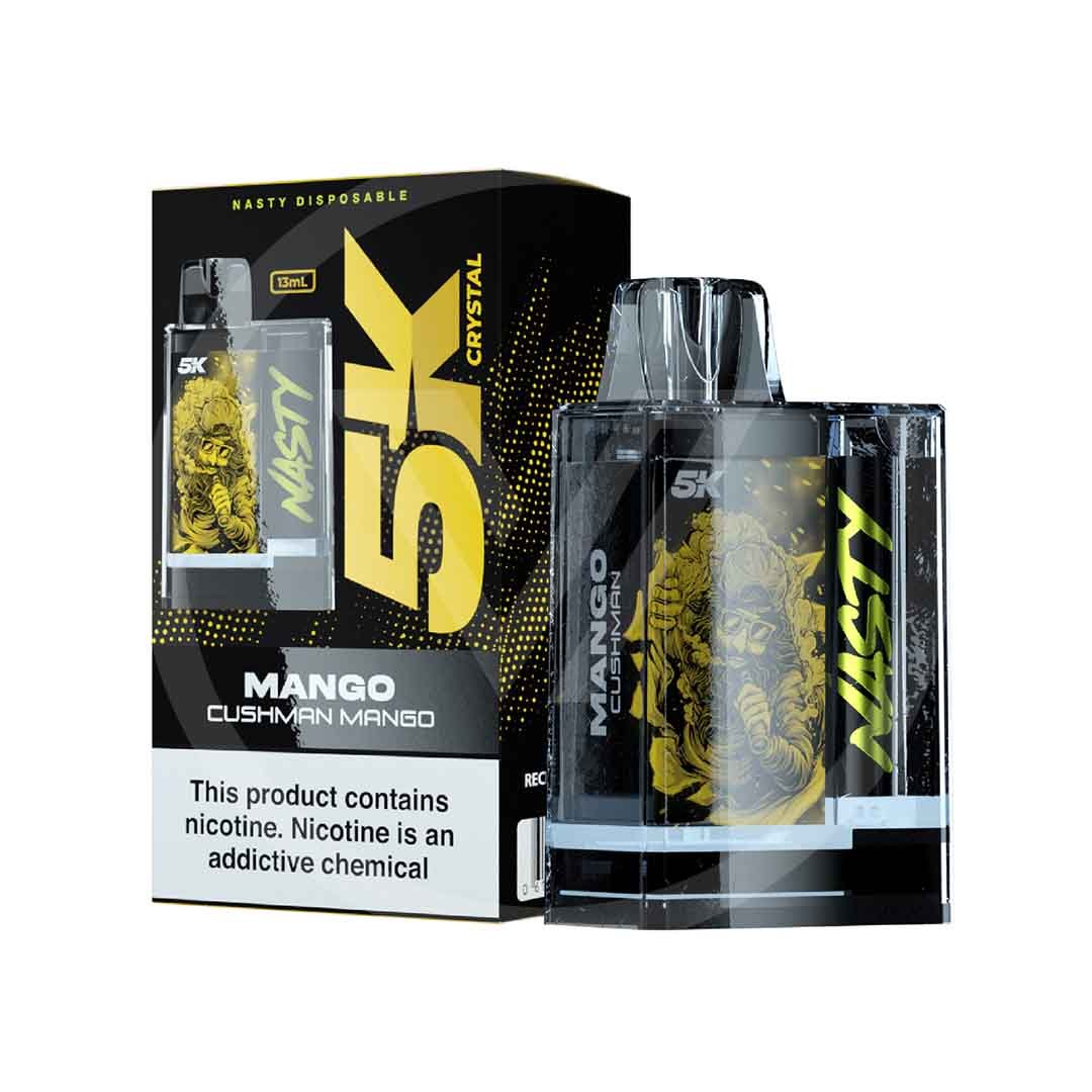 NASTY DISPOSABLE 5K (CUSHMAN) MANGO 5%