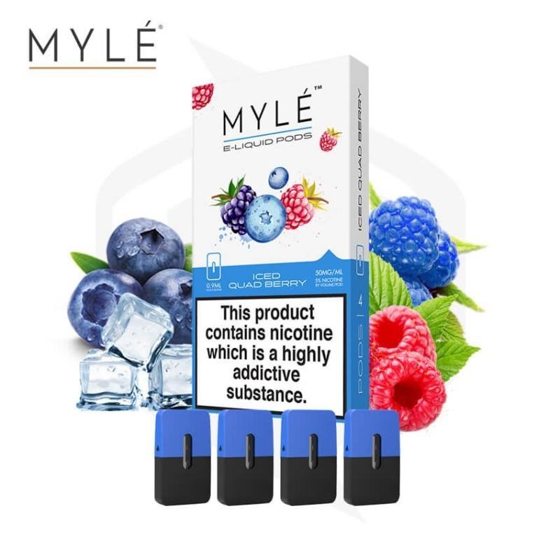 ICED QUAD BERRY - MYLE PODS