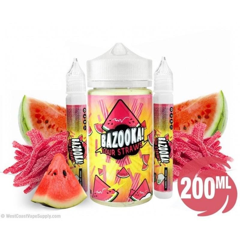 WATERMELON SOURSTRAWS - BAZOOKA | 200ML