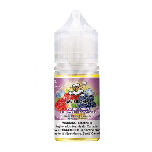 PASSION FRUIT STRAWBERRY GRAPE ICE SLUGGER JAW BREAKER 30ML