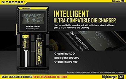 Nitecore D2 LCD Smart Charger