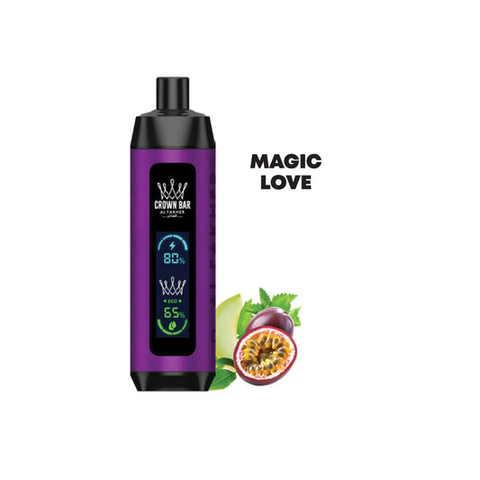 MAGIC LOVE AL FAKHER CROWN BAR DISPOSABLE 8000 PUFFS