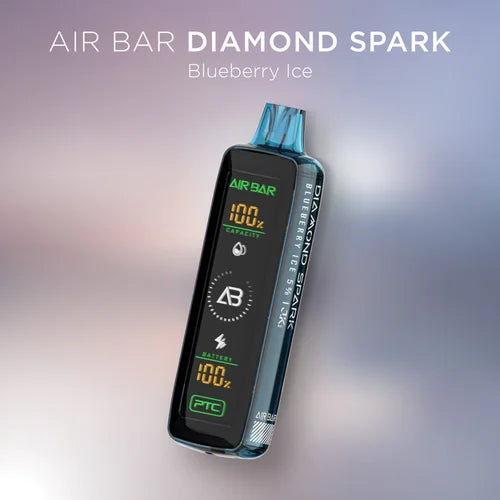 BLUEBERRY ICE AIR BAR DIAMOND SPARK DISPOSABLE 15000 PUFFS