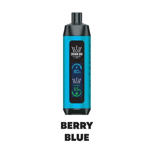 BERRY BLUE AL FAKHER CROWN BAR DISPOSABLE 8000 PUFFS