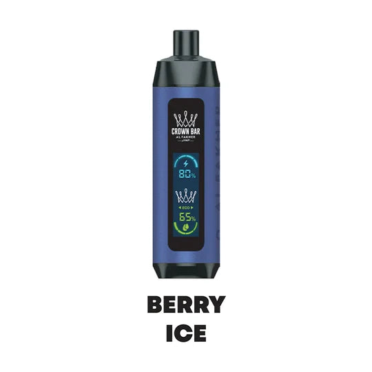 BERRY ICE AL FAKHER CROWN BAR DISPOSABLE 8000 PUFFS