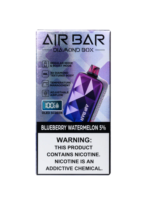 BLUEBERRY WATERMELON AIR BAR DIAMOND BOX DISPOSABLE 20000 PUFFS