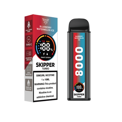 BLUEBERRY WATERMELON ICE SKIPPER TURBO 10K DISPOSABLE