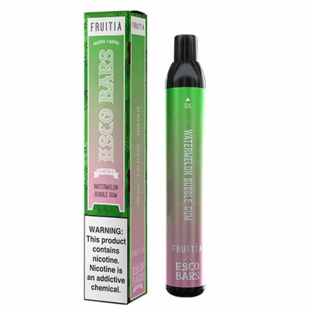 WATERMELON BUBBLEGUM â€“ ESCOBAR FRUITIA SERIES DISPOSABLE VAPE | 2500 PUFFS