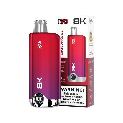 GRAPE APPLE ICE IVG DISPOSABLE 8000 PUFFS