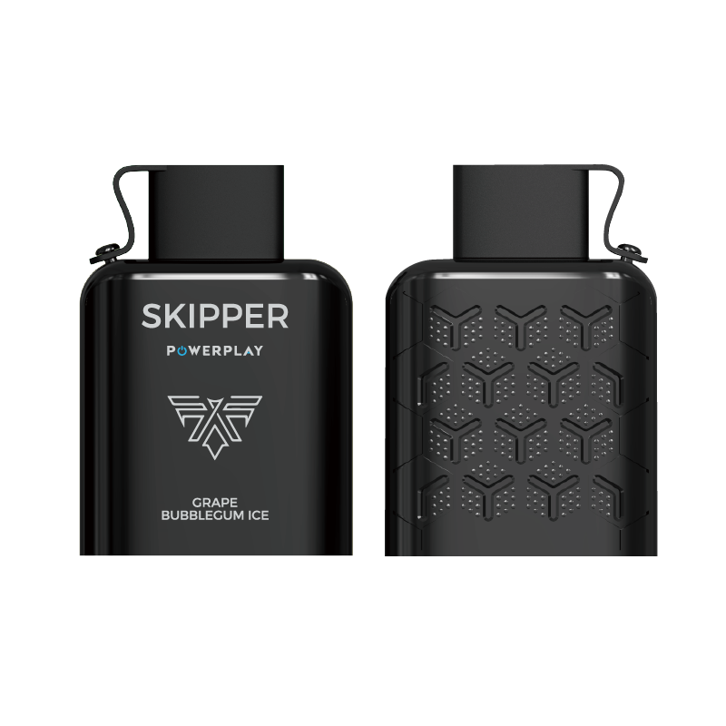 GRAPE BUBBLEGUM ICE SKIPPER POWERPLAY DISPOSABLE 16000 PUFFS