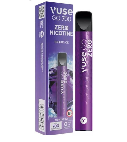 GRAPE ICE ZERO NIC VUSE GO DISPOSABLE 700 PUFFS