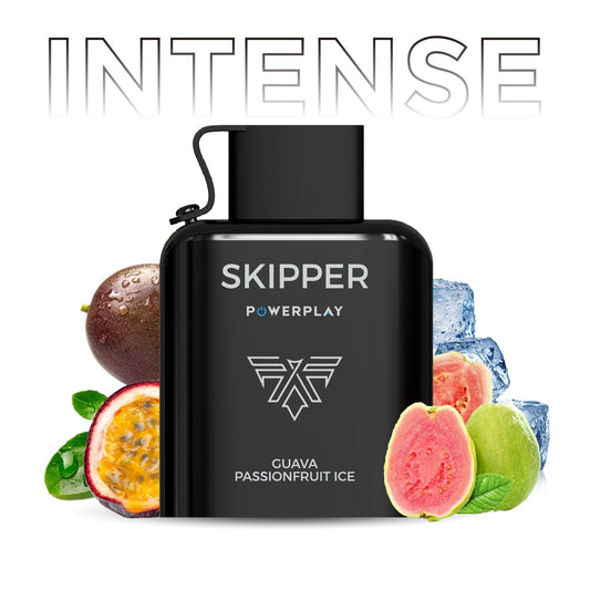 GUAVA PASSION FRUIT ICE SKIPPER POWERPLAY INTENSE POD