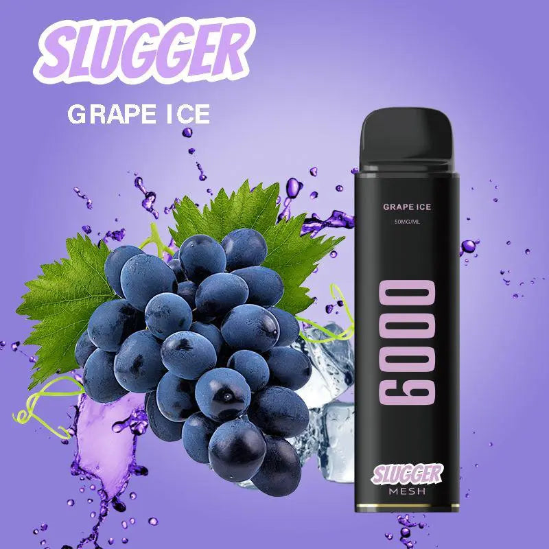 GRAPE ICE SLUGGER DISPOSABLE 5% 6000 PUFFS