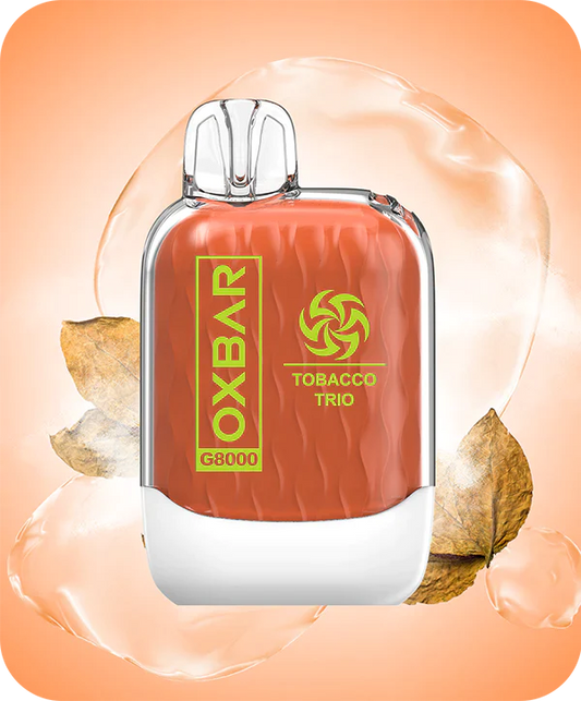 TOBACCO TRIO OXVA OXBAR 8000 PUFFS