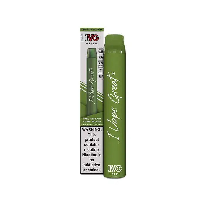 KIWI PASSION FRUIT GUAVA  IVG MAX DISPOSABLE | 3000 PUFFS