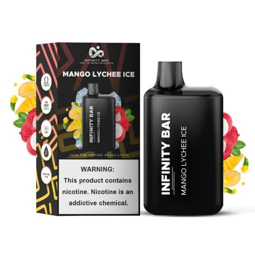 MANGO LYCHEE ICE INFINITY BAR DISPOSABLE 5000 PUFFS