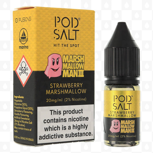 STRAWBERRY MARSHMALLOW - POD SALT | 10ML