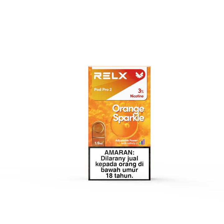 ORANGE SPARKLE ORANGE RELX POD