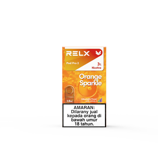 ORANGE SPARKLE ORANGE RELX POD