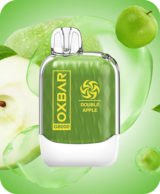 DOUBLE APPLE OXVA OXBAR 8000 PUFFS