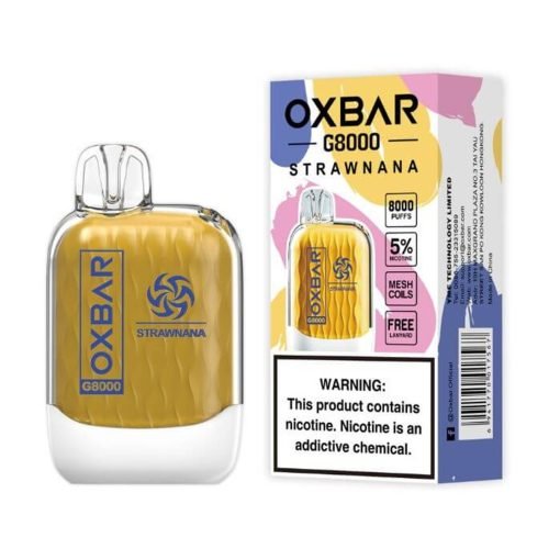 STRAWNANA OXVA OXBAR 8000 PUFFS