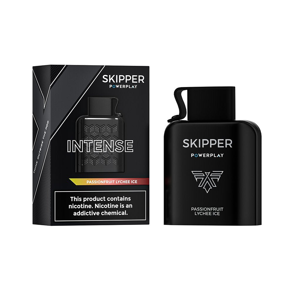 PASSIONFRUIT LYCHEE ICE SKIPPER POWERPLAY INTENSE POD 16000 PUFFS