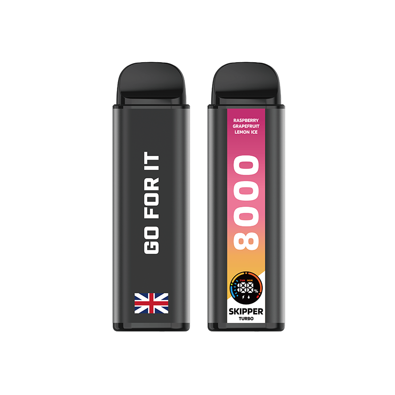 RASPBERRY GRAPEFRUIT LEMON ICE SKIPPER TURBO 10K DISPOSABLE