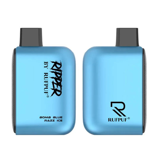 BOMB BLUE RAZZ ICE RUFPUF RIPPER DISPOSABLE 6000 PUFFS