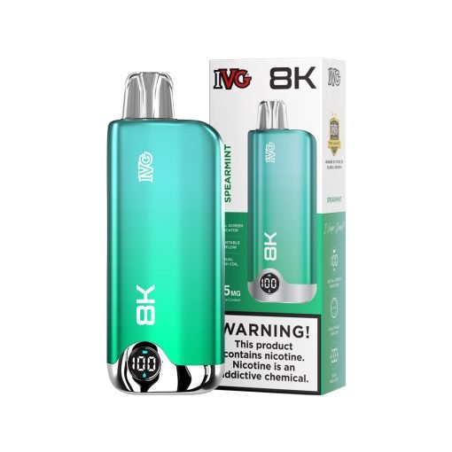 SPEARMINT ICE IVG DISPOSABLE 8000 PUFFS