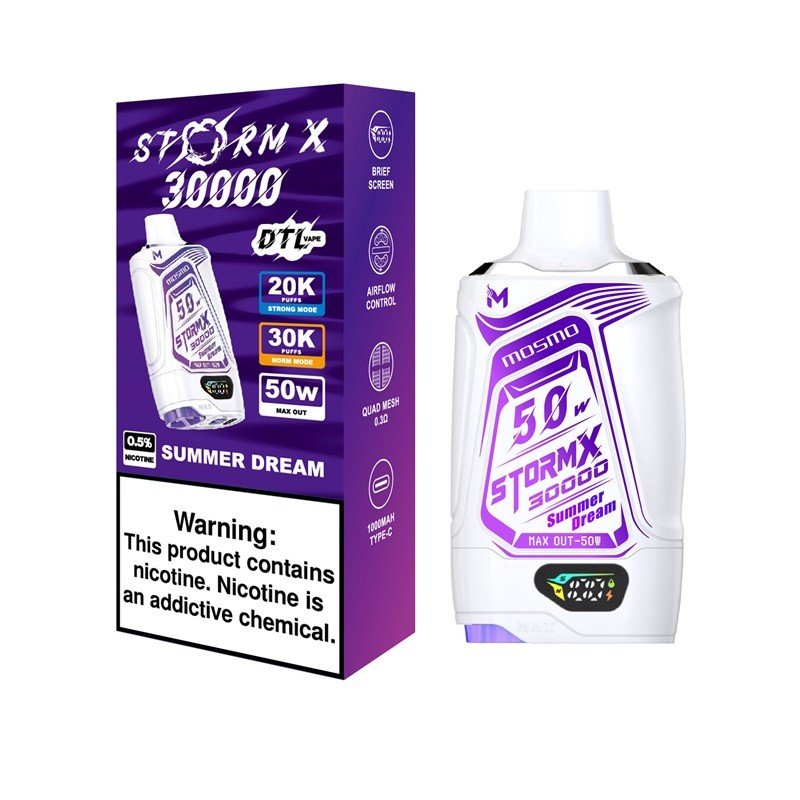 SUMMER DREAM MOSMO STORM X DISPOSABLE 30000 PUFFS