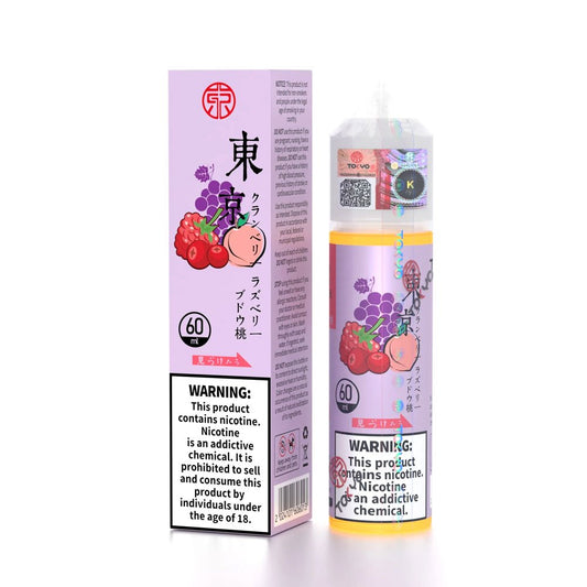 ICED CRANBERRY RASPBERRY GRAPE PEACH TOKYO 60ML
