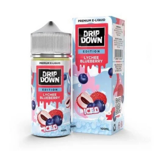 ICED LYCHEE BLUEBERRY DRIP DOWN EDITION 100ML