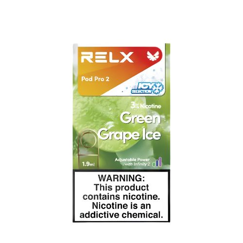 GREEN GRAPE ICE RELX POD