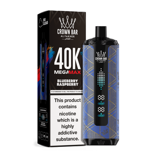 BLUEBERRY RASPBERRY AL FAKHER MEGA MAX DISPOSABLE 40000 PUFFS