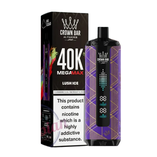 LUSH ICE AL FAKHER MEGA MAX DISPOSABLE 40000 PUFFS
